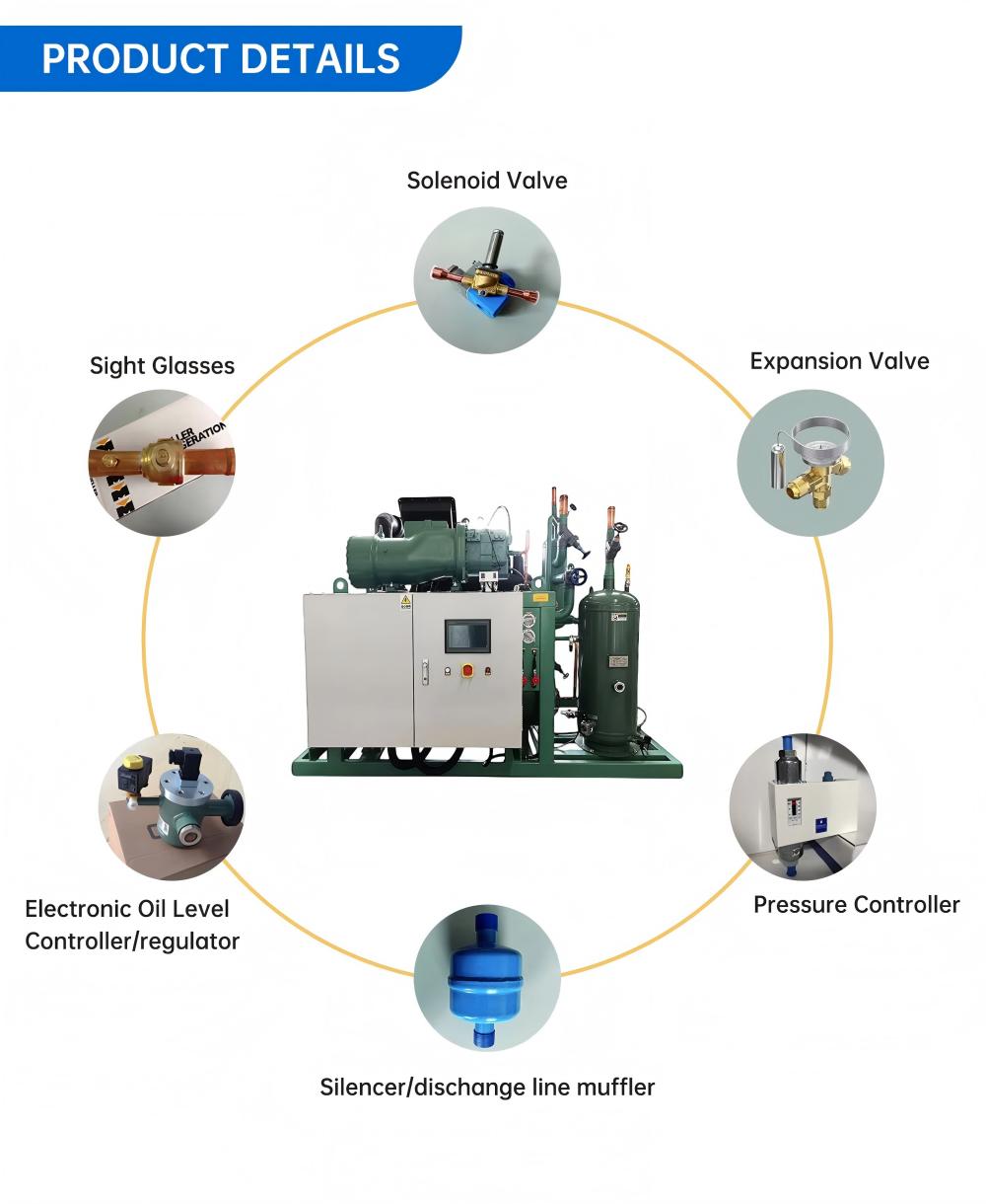 יחידת עיבוי מדחס בורגי Bitzer 380V 05