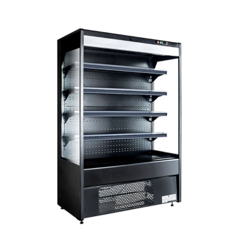4 Layers Vertical Multideck Display Open Chiller video