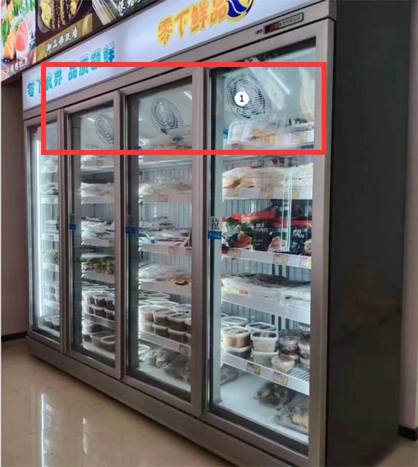 Glass Door Display Cooler Freezer With Light Box3