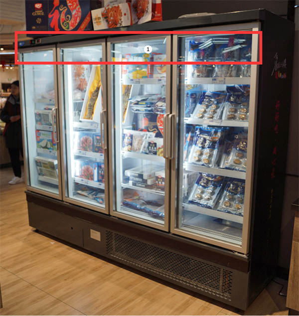 Glass Door Display Freezer01