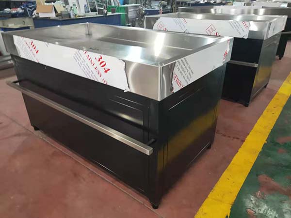Stainless Steel Display Freezer For Sea Foods15