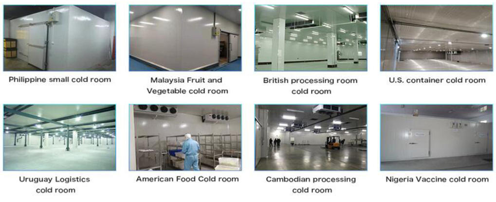 Cold room panel with different thickness for storage