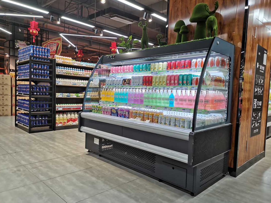 Plug In Semi-high Open Display Chiller