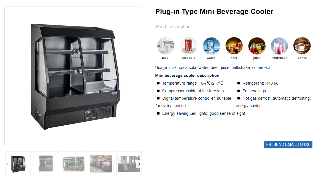 Plug-in Type Mini Beverage Cooler