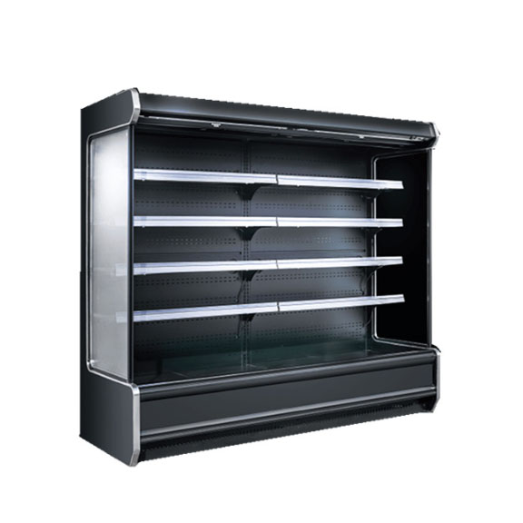 4 Layers Shelves Open Vertical Multi Deck Display Chiller video img
