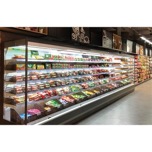 Fixed Competitive Price Multideck Open Chiller Open Front for Retail Display
