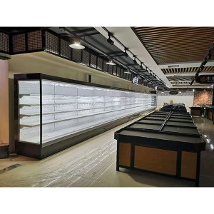 Fixed Competitive Price Multideck Open Chiller Open Front for Retail Display