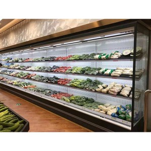 Fixed Competitive Price Multideck Open Chiller Open Front for Retail Display
