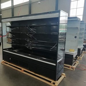 ODM Manufacturer Commercial Merchandising Refrigerated Display Fridge Supermarket Multideck Open Chiller Cabinet Display Cooler