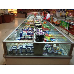 Top Grade China Supermarket Island Freezer with R290 Secop Compressor IEC Approved