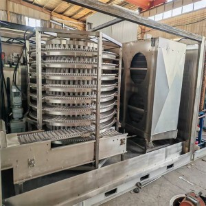 Quality Inspection for Industrial Tunnel Quick Freezer for Seafood and Fish IQF Tunnel Freezer