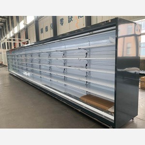 China Gold Supplier for Supermarket Refrigeration Equipment Multideck Open Cooler/Air Curtain/ Upright Open Chiller for Fruit Vegetable