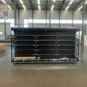 China Gold Supplier for Supermarket Refrigeration Equipment Multideck Open Cooler/Air Curtain/ Upright Open Chiller for Fruit Vegetable