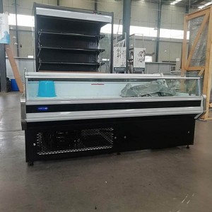 2019 China New Design Auchmc Am-C515 Luxurious Fresh Meat Display Freezer Upright Open Showcase Chiller Refrigerator for Supermarket