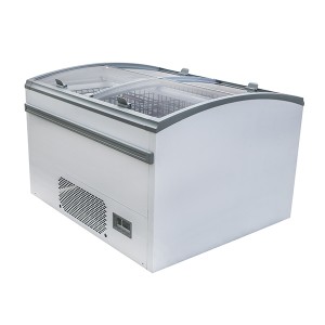 Wholesale Price China New Design with Three-Stage Door Opening Island Freezer Combined Freezer