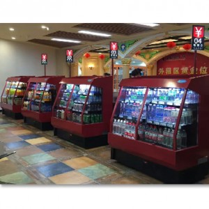 Discountable price China OEM 110 Cans 6 Bottles Built-in Mini Compressor Beverage Cooler Usf-54bc