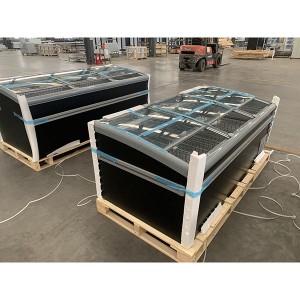 Factory Outlets Commercial Refrigerator Supermarket Freezer Overhead Combined Island Freezer Plug-in