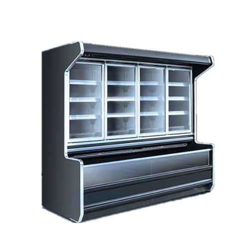 Standard Double Temperature Chiller And Freezer Showcase video