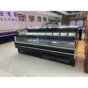 Big Discount Cheering Two Layers Counter-Top Commercial Sushi Display Showcase