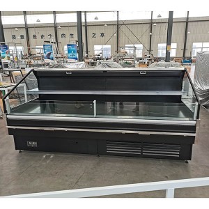 Big Discount Cheering Two Layers Counter-Top Commercial Sushi Display Showcase