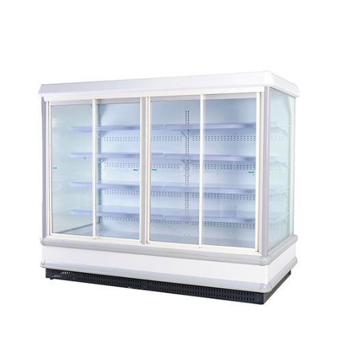 Upright Glass Door Display Chiller Refrigerator video