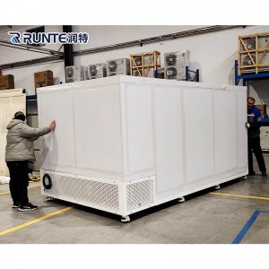Best quality 20FT Mobile Container Cold Storage Room for Fish Meat Vegetable