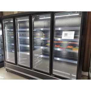 IOS Certificate 300L Factory Big Vertical Upright Single Door Defrost Freezer