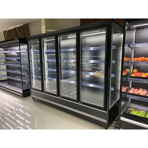 IOS Certificate 300L Factory Big Vertical Upright Single Door Defrost Freezer