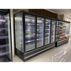 IOS Certificate 300L Factory Big Vertical Upright Single Door Defrost Freezer