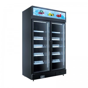Professional China Supermarket Hotel Display Refrigerator Drink Fridge Beverage Cooler with Glass Door