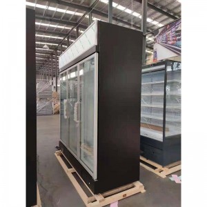 Professional China Supermarket Hotel Display Refrigerator Drink Fridge Beverage Cooler with Glass Door