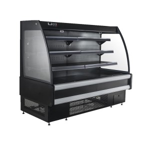 Top Quality China Semi High Open Chiller Fruit and Vegetable Refrigerator
