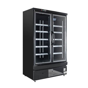 Good Wholesale Vendors China Stainless Steel Kitchen Commercial Display Freezer Prices 2 Doors Counter Table Top Freezer with Backsplash