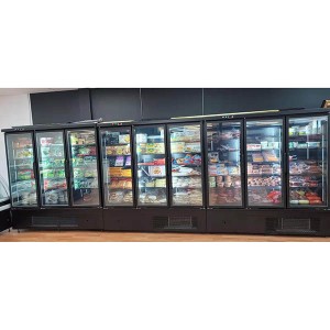 Factory Price For 220V Single Door 400L Vertical Beverage Bottle Refrigerator for Sale