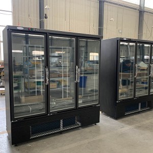 Supply OEM High-End Supermarket Bar Commercial Refrigerator Six-Door Glass Door Display Freezer
