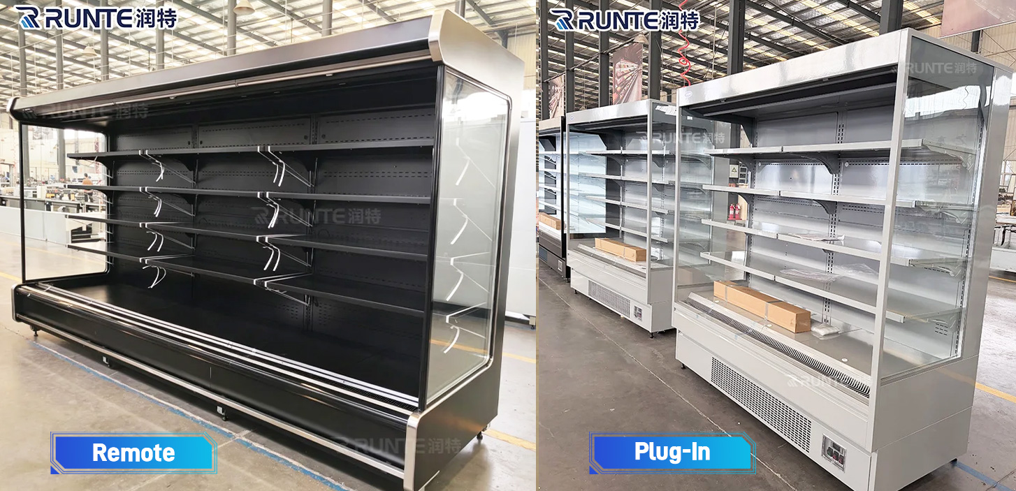 Runte Remote vs Plug-In Commercial Multideck Refrigerator