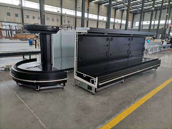 semi-high arc-shaped multi-layer display open chiller18