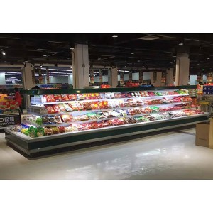 OEM Manufacturer Supermarket Commercial Semi-high Combined Display Refrigerator